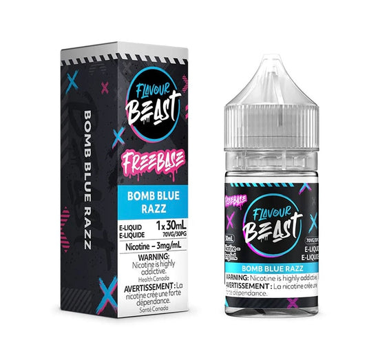 FLAVOUR BEAST 3MG BOMB BLUE RAZZ 30ML