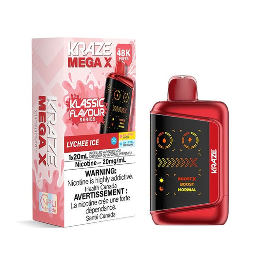 KRAZE MEGA X 48K LYCHEE ICE 20MG