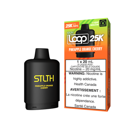 STLTH LOOP2 25K PINEAPPLE ORANGE CHERRY 20MG