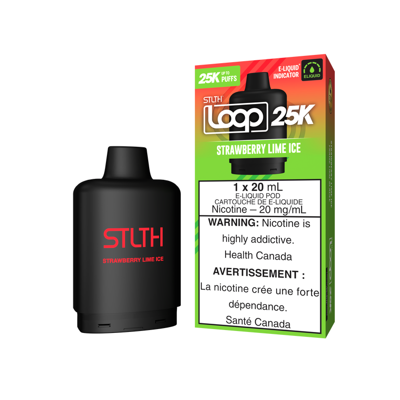 STLTH LOOP 2 25K STRAWBERRY LIME ICE 20MG