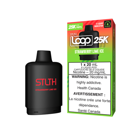 STLTH LOOP 2 25K STRAWBERRY LIME ICE 20MG