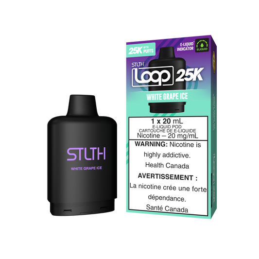 STLTH LOOP2 25K WHITE GRAPE ICE 20MG