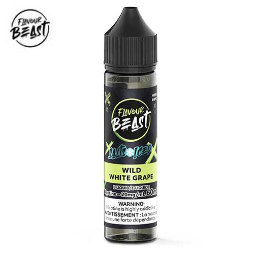 FLAVOUR BEAST 60ML WILD WHITE GRAPE ICED 20MG