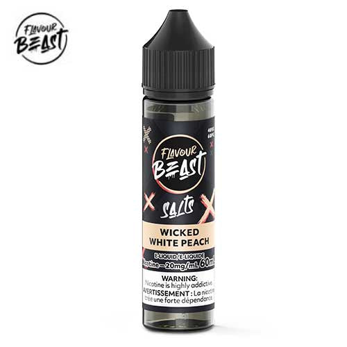 FLAVOUR BEAST 60ML WICKED WHITE PEACH 20MG