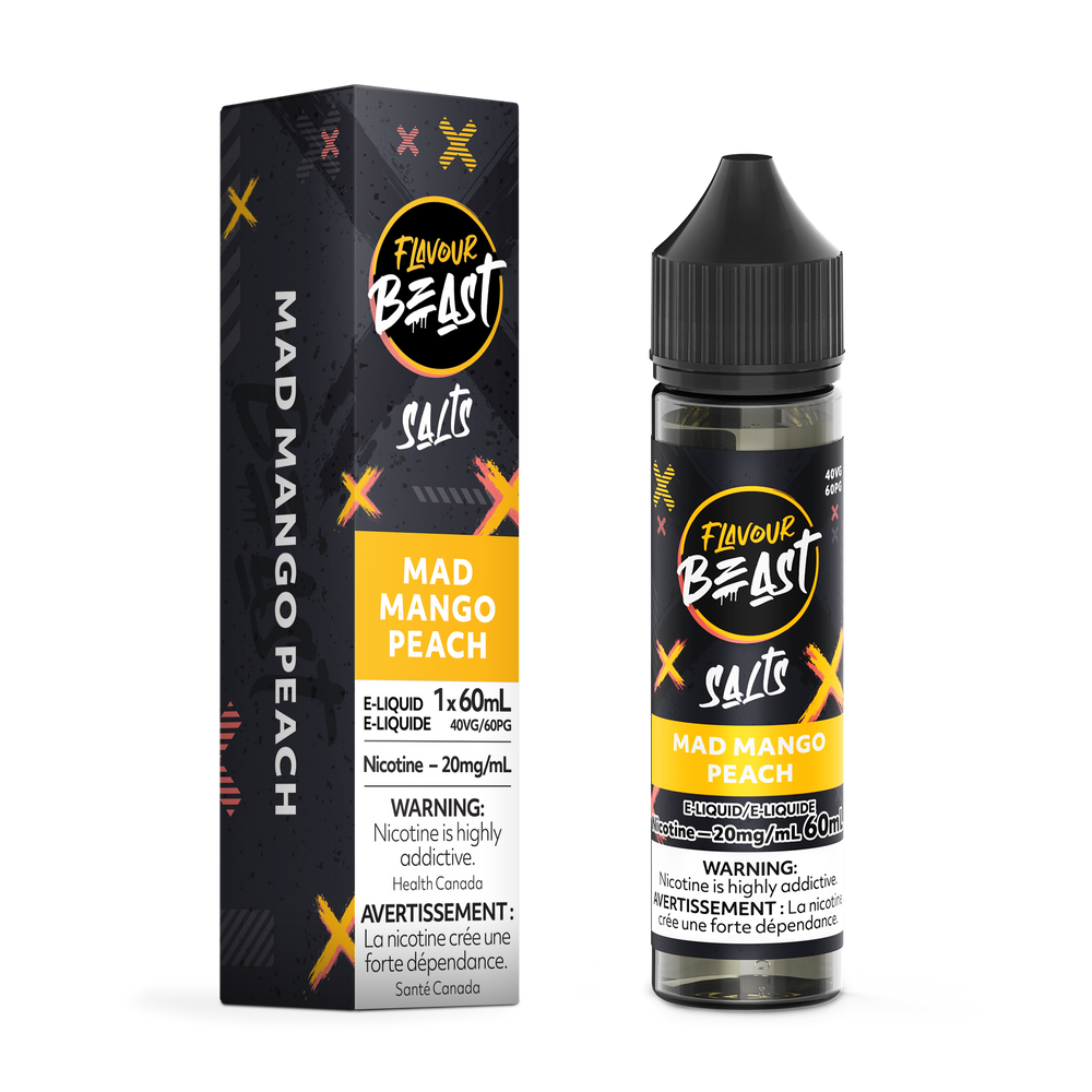 FLAVOUR BEAST 60ML MAD MANGO PEACH 20MG