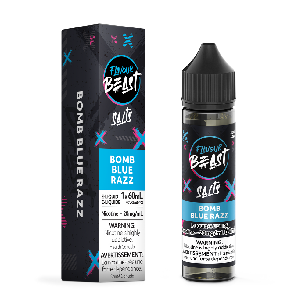 FLAVOUR BEAST 60ML BOMB BLUE RAZZ 20MG