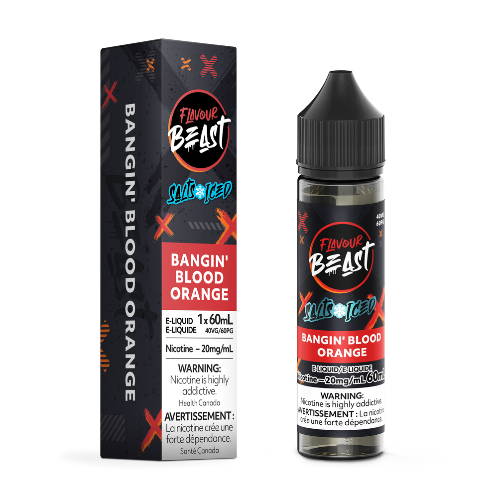 FLAVOUR BEAST 60ML BANGIN’ BLOOD ORANGE ICED 20MG
