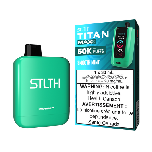 STLTH TITAN MAX 50K SMOOTH MINT 20MG