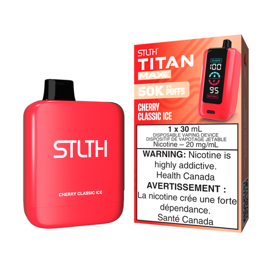 STLTH TITAN MAX 50K CHERRY CLASSIC ICE 20MG