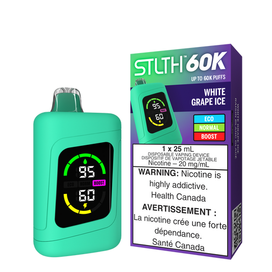 STLTH 60K WHITE GRAPE ICE 20MG