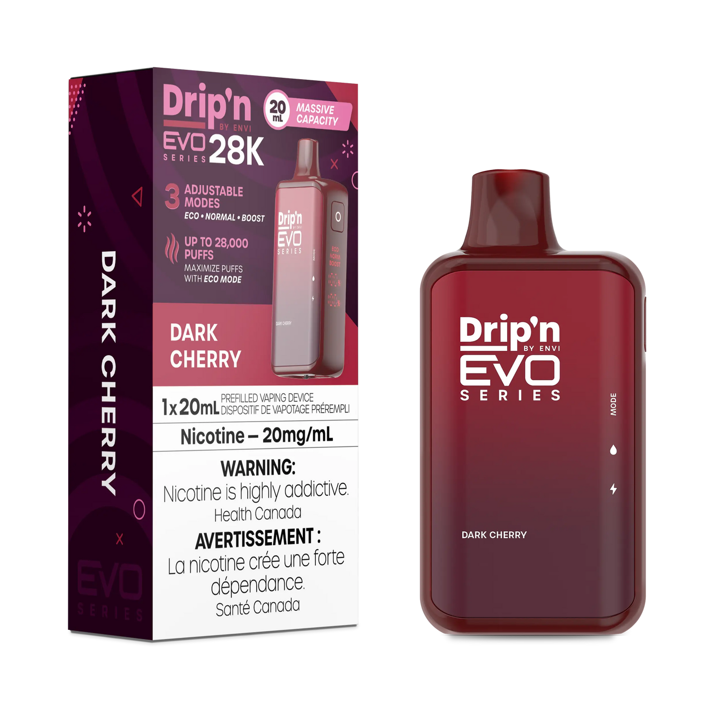 DRIP'N EVO 28K DARK CHERRY 20MG