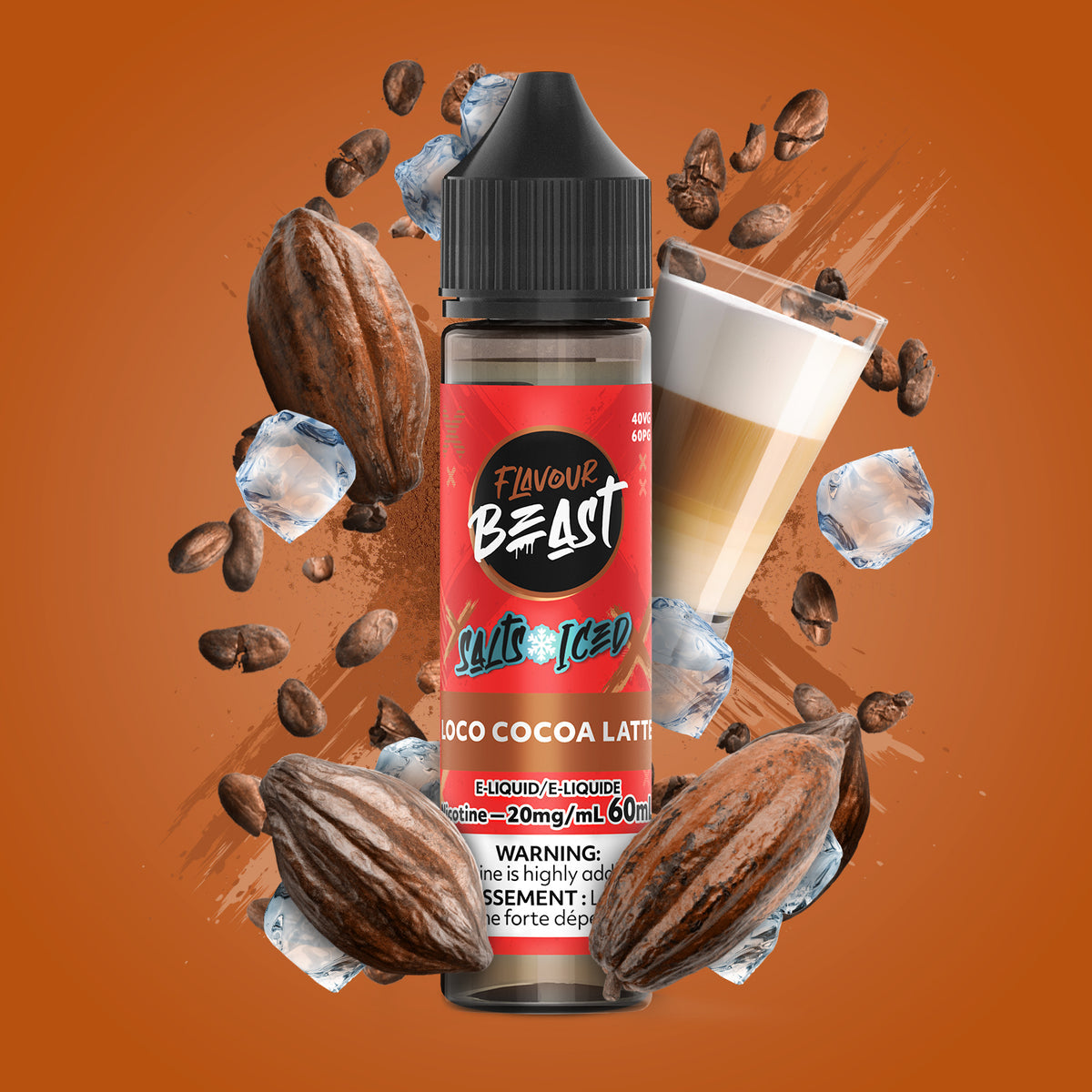 FLAVOUR BEAST 60ML LOCO COCOA LATTE ICED 20MG