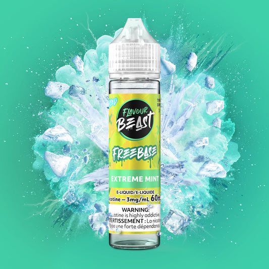 FLAVOUR BEAST 3MG EXTREME MINT ICE 60ML