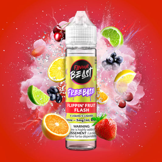 FLAVOUR BEAST 3MG FLIPPIN' FRUIT FLASH 60ML
