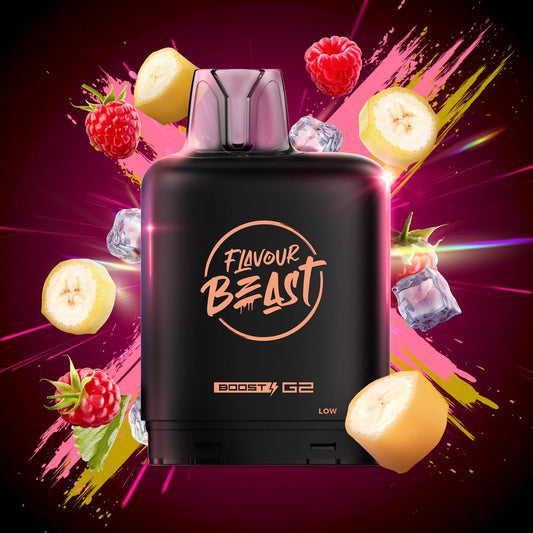 LEVEL X BOOST G2 25K BANANA RASPBERRY ICED 20MG