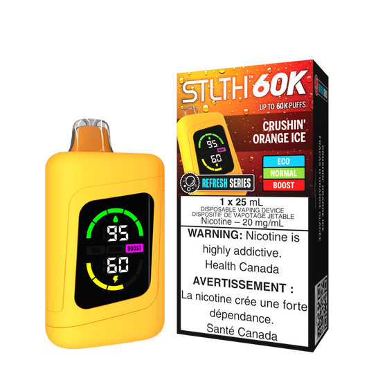 STLTH 60K CRUSHIN’ ORANGE ICE 20MG
