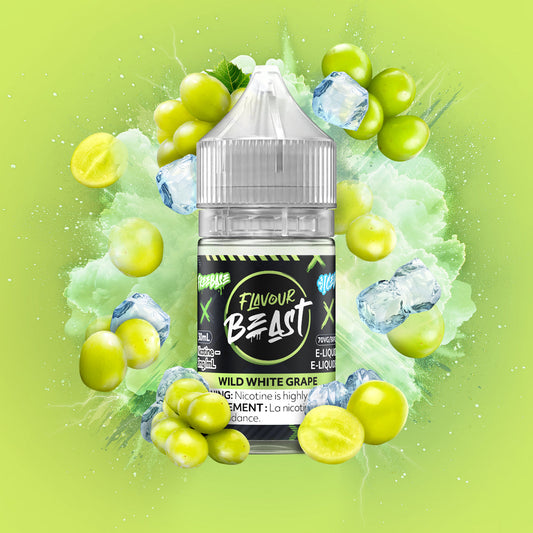 FLAVOUR BEAST 3MG WILD WHITE GRAPE ICED 30ML