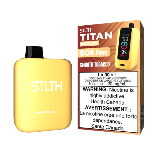 STLTH TITAN 50K SMOOTH TOBACCO 20MG