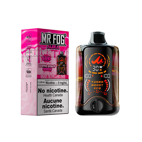 MR FOG EXOTIC BERRY FUSION 60K NICOTINE FREE(0 MG)