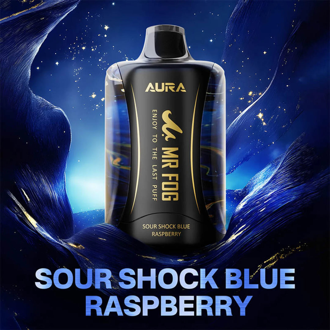 MR FOG SOUR SHOCK BLUE RASPBERRY 60K NICOTINE FREE(0 MG)