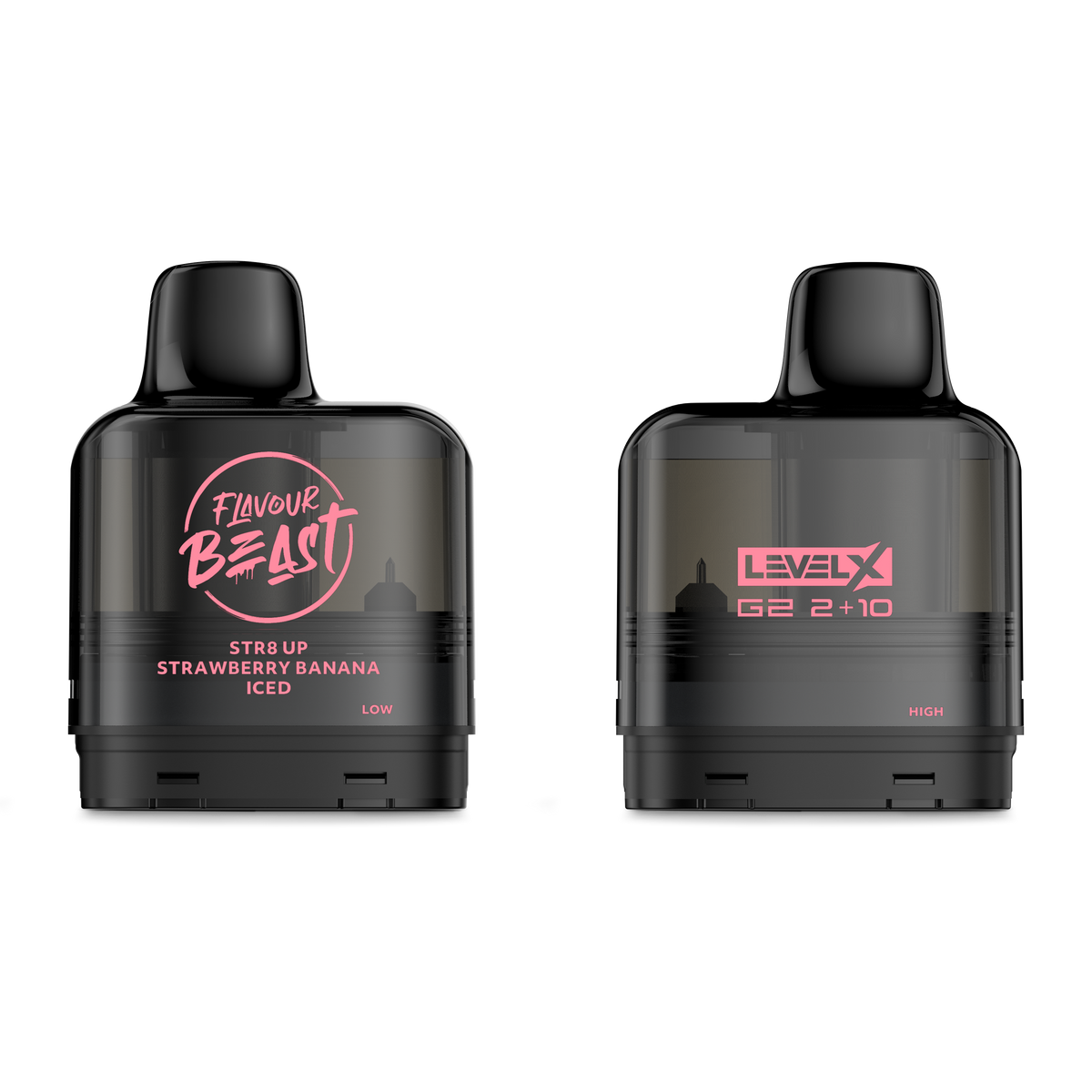 LEVEL X G2 32K 2+10ML STR8 UP STRAWBERRY BANANA ICED 20MG