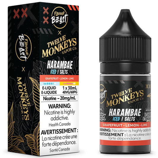 FLAVOUR BEAST X TWELVE MONKEYS HARAMBAE ICED 20MG 30ML