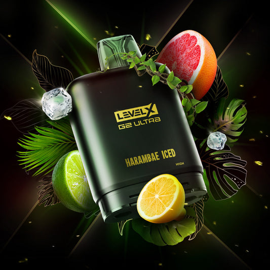 LEVEL X G2 ULTRA TWELVE MONKEYS 50K HARAMBAE ICED 20MG