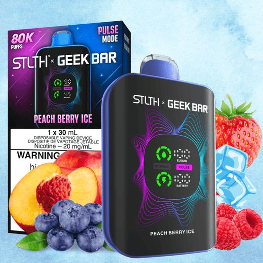 STLTH x GEEKBAR 80K PEACH BERRY ICE 20MG