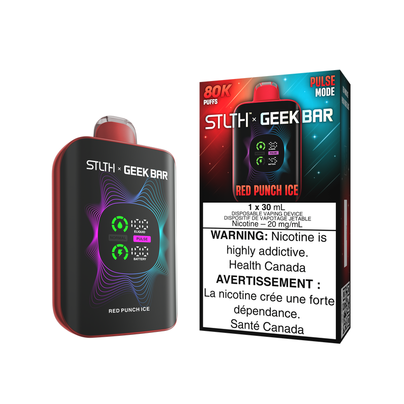 STLTH x GEEKBAR 80K RED PUNCH ICE 20MG