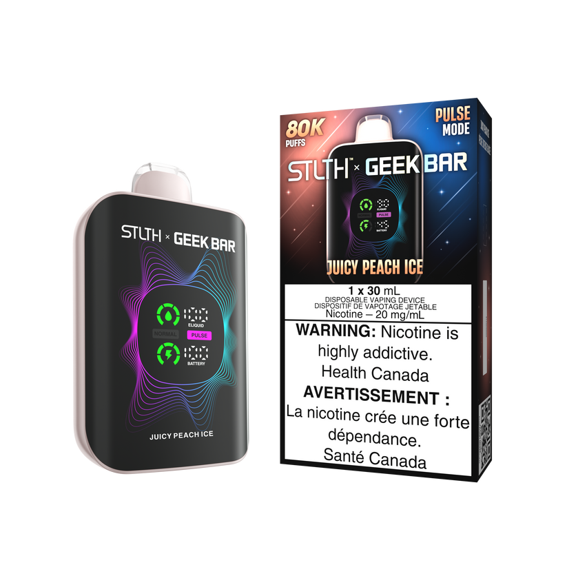STLTH x GEEKBAR 80K JUICY PEACH ICE 20MG