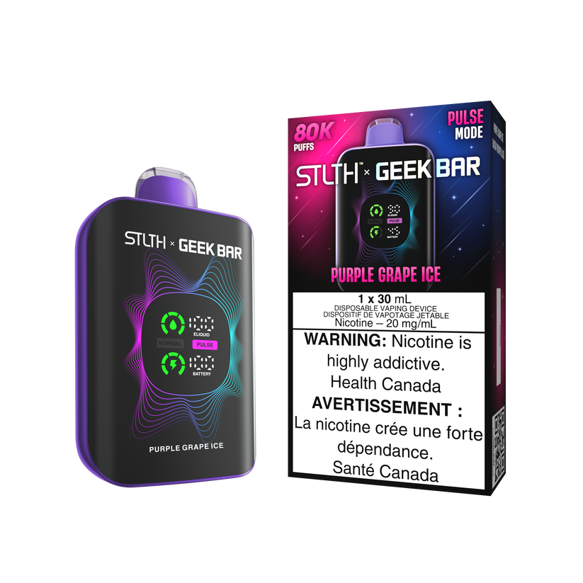 STLTH x GEEKBAR 80K PURPLE GRAPE ICE 20MG