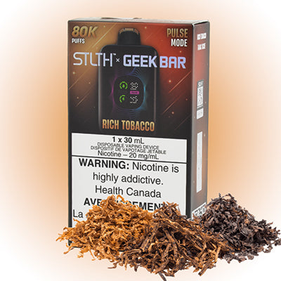 STLTH x GEEKBAR 80K RICH TOBACCO