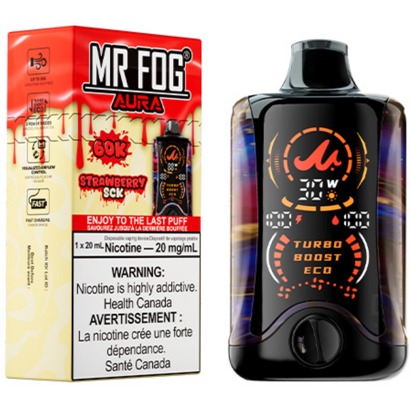 MR FOG AURA 60K STRAWBERRY SCK 20MG