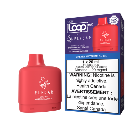 STLTH LOOP MAX x ELFBAR CHERRY WATERMELON ICE 50K 20MG