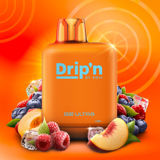 LEVEL X G2 DRIP'N ULTRA 50K PEACH BLUE RAZZ ICE 20MG