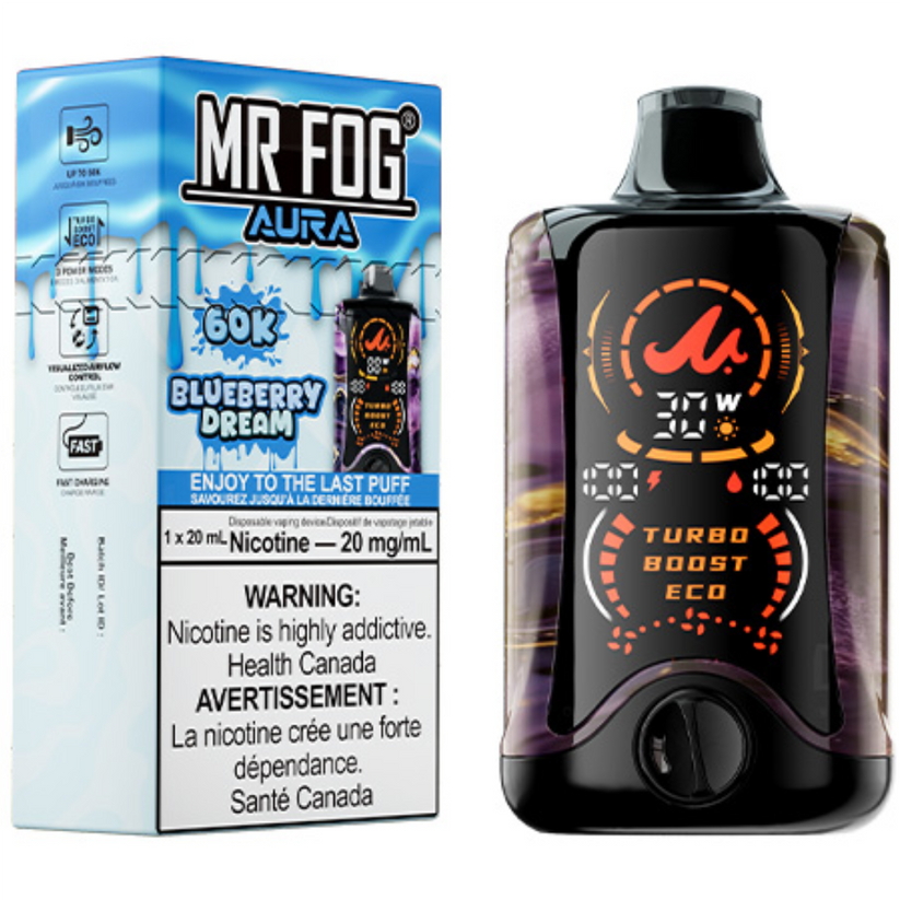 MR FOG AURA 60K BLUEBERRY DREAM 20MG