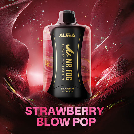 MR FOG AURA 60K STRAWBERRY BLOW POP 20MG