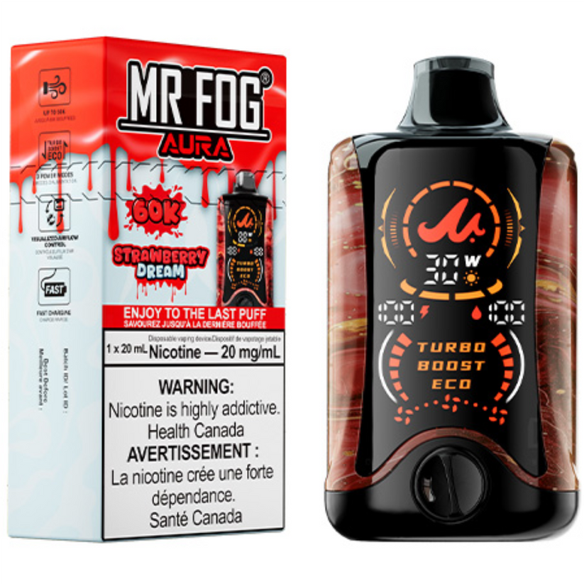 MR FOG AURA 60K STRAWBERRY DREAM 20MG
