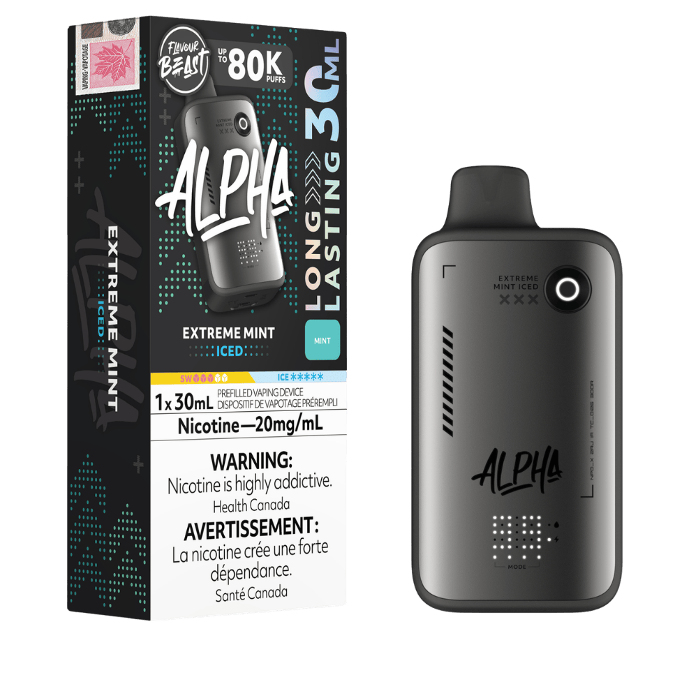 FLAVOUR BEAST ALPHA 80K EXTREME MINT ICED 20MG