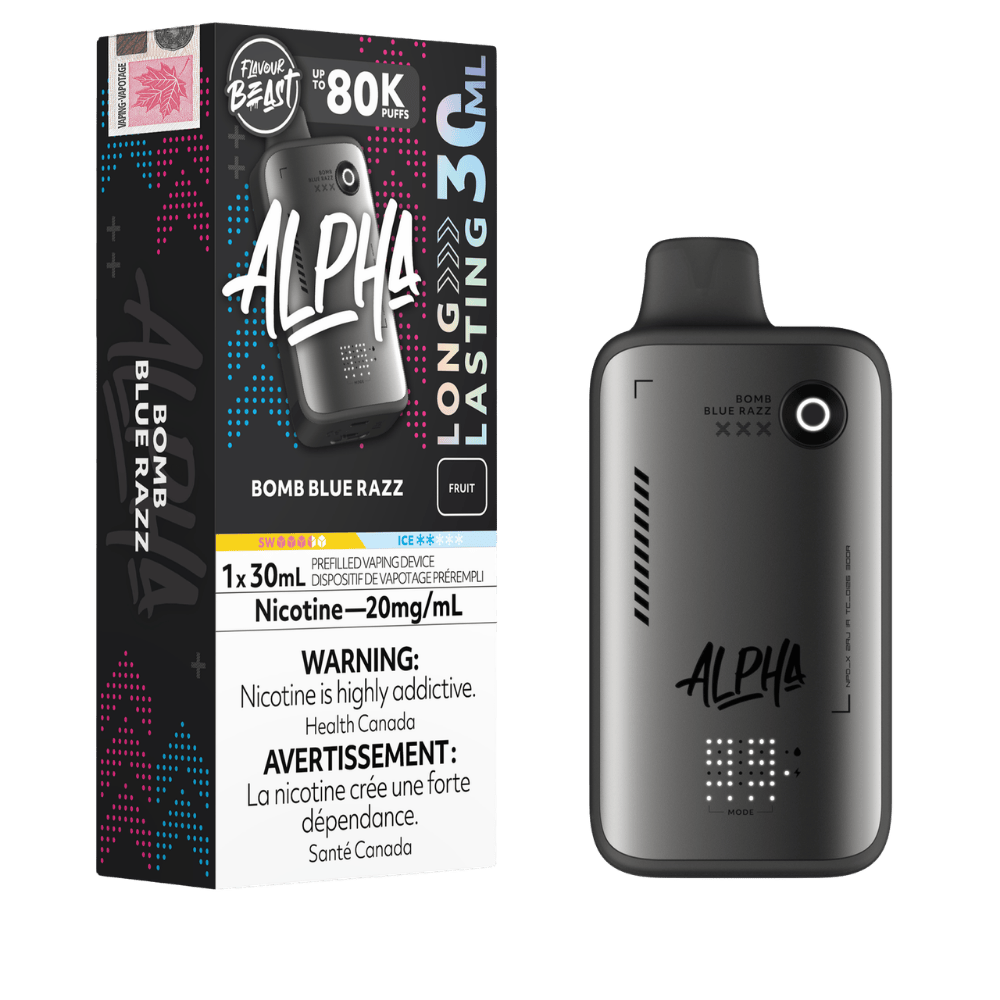 FLAVOUR BEAST ALPHA 80K BOMB BLUE RAZZ 20MG