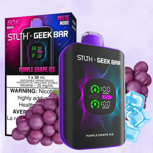 STLTH x GEEKBAR 80K PURPLE GRAPE ICE 20MG