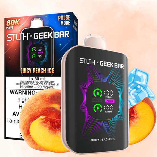 STLTH x GEEKBAR 80K JUICY PEACH ICE 20MG
