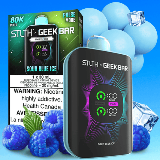 STLTH x GEEK BAR SOUR BLUE ICE 80K 20MG
