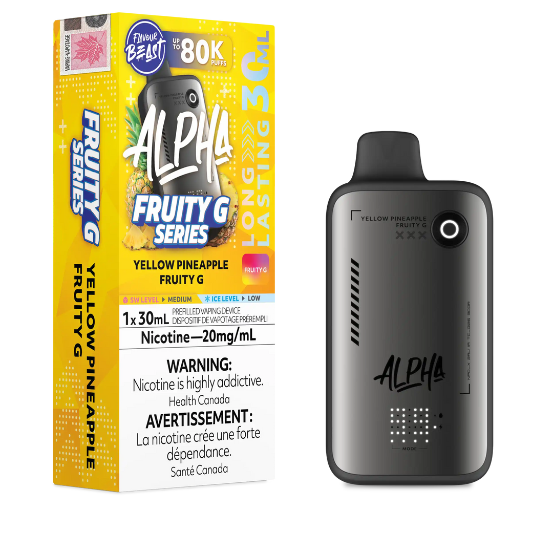 FLAVOUR BEAST ALPHA 80K YELLOW PINEAPPLE FRUITY G 20MG