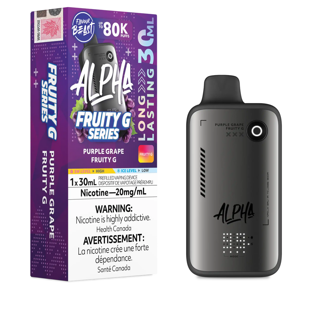 FLAVOUR BEAST ALPHA 80K PURPLE GRAPE FRUITY G 20MG