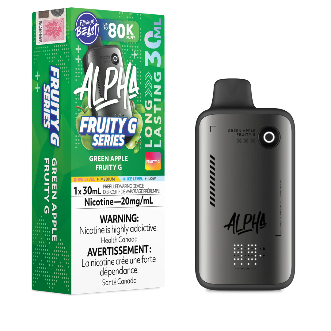 FLAVOUR BEAST ALPHA 80K GREEN APPLE FRUITY G 20MG