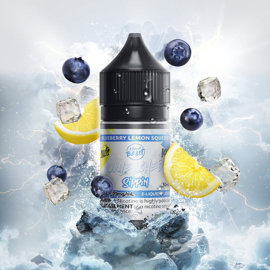 UNLEASHED SIPPIN' BLUEBERRY LEMON SQUEEZE ICED 30ML 20MG