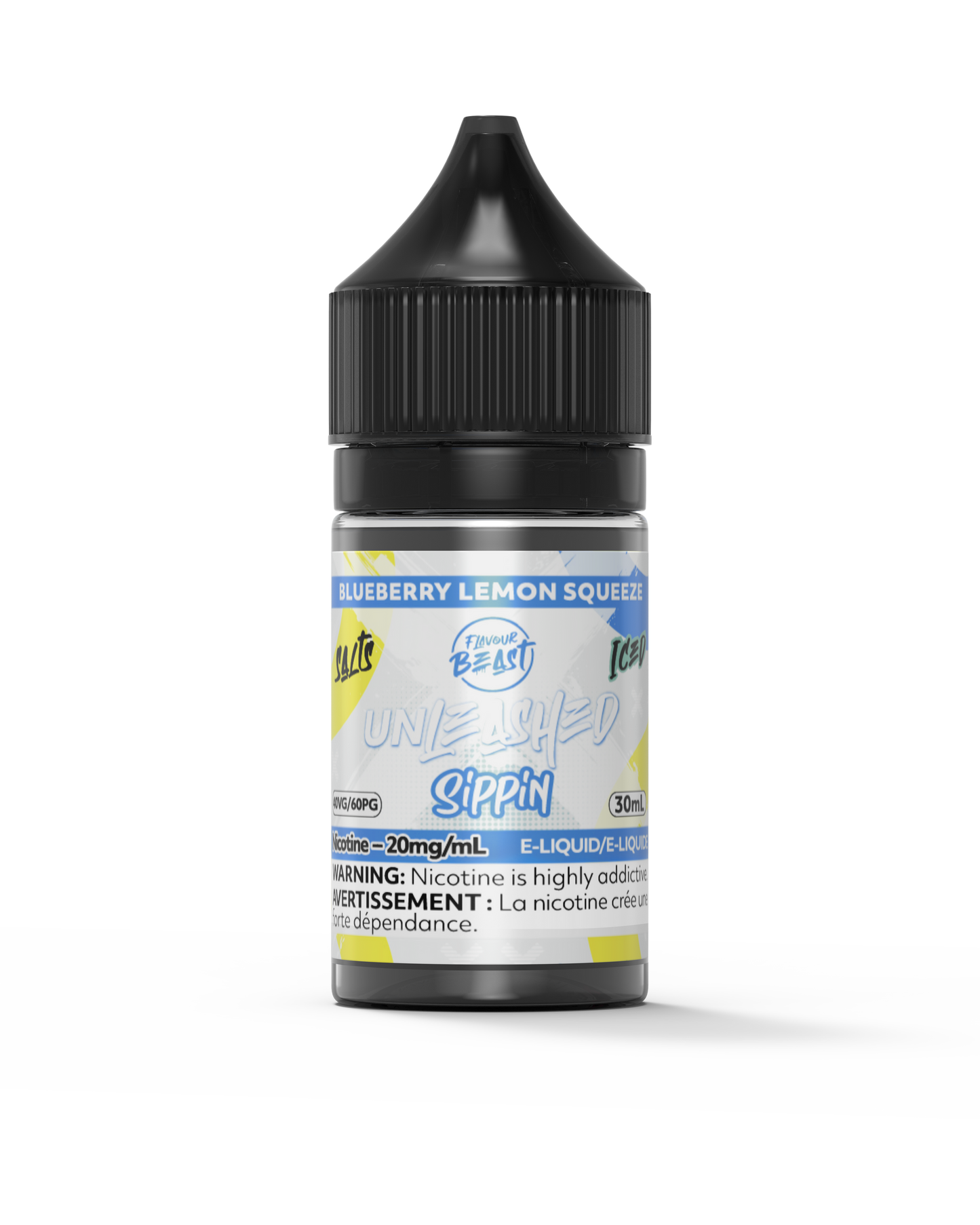 UNLEASHED SIPPIN' BLUEBERRY LEMON SQUEEZE ICED 30ML 20MG