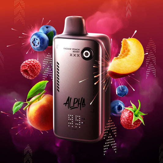 FLAVOUR BEAST ALPHA 80K PACKIN’ PEACH BERRY 20MG