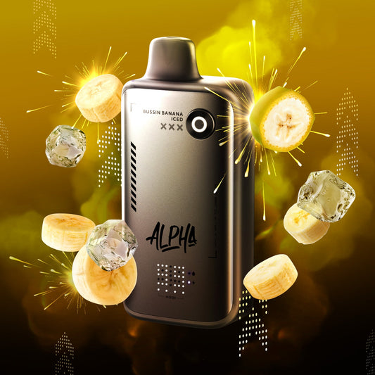 FLAVOUR BEAST ALPHA 80K BUSSIN’ BANANA ICED 20MG